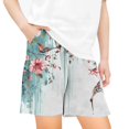 thumbnail image 1 of Tdoqot Girls Bermuda Shorts with Pockets- Printed Soft Summer Casual Kids Play Shorts Green Size 13-14, 1 of 5