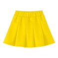 thumbnail image 1 of Tdoqot Girls Pleated Tennis Skirts- Cute Casual High Waist Stretch Kids Mini Skirts Yellow Size 3 T, 1 of 9