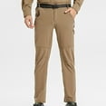 thumbnail image 1 of Tdoqot Hiking Cargo Pants for Men- Cotton Outdoor Breathable Slim Casual Mens Pants Coffee, 1 of 9