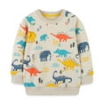 thumbnail image 1 of Tdoqot Little Boys Sweatshirts- Cute Graphic Short Sleeve Cotton Casual Shirts Orange Size 7Y, 1 of 4