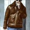 thumbnail image 1 of Tdoqot Long Trench Coat Men Warm Thick Casual Winter Coats for Men Khaki Size XL, 1 of 6