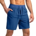 thumbnail image 1 of Tdoqot Men's Workout Shorts- Summer Casual Elastic Waist Quick-Dry Gym Running Shorts Navy Size M, 1 of 7