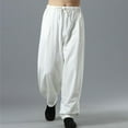 thumbnail image 1 of Tdoqot Mens Chinos Pants- Casual Realxed Fit Mens Pants White, 1 of 6
