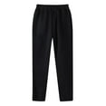 thumbnail image 1 of Tdoqot Mens Pants Baggy With Pockets Open Bottom Casual Mens Sweatpants Black Size M, 1 of 6