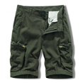 thumbnail image 1 of Tdoqot Mens Seersucker Shorts- Summer Casual Pocket Stretch Cotton Relaxed Fit Clearance Cargo Shorts Army Green, 1 of 8