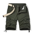 thumbnail image 1 of Tdoqot Ripstop Cargo Shorts Men- Cotton Relaxed Fit Clearance Summer Stretch Casual Pocket Mens Shorts Army Green, 1 of 3