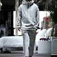 thumbnail image 1 of Tdoqot Sweatsuits 2pcs Sets Mens- Pullover Casual Fashion Long Sleeve Hoodie and Pants Tracksuit Gray Size XL, 1 of 6
