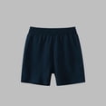 thumbnail image 1 of Tdoqot Toddler Boys Athletic Shorts- Elastic Waist Fleece Leisure Soft Kids Active Play Shorts Navy Size 4 T, 1 of 3