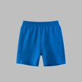 thumbnail image 1 of Tdoqot Toddler Boys Athletic Shorts- Fleece Leisure Elastic Waist Soft Kids Active Play Shorts Blue Size 2 T, 1 of 3
