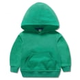 thumbnail image 1 of Tdoqot Toddler Boys Hoodies with Pockets- Long Sleeve Soft Pullover Cotton Kids Sweatshirt Green Size 2-3 T, 1 of 3