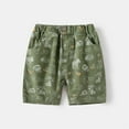 thumbnail image 1 of Tdoqot Toddler Boys Jean Shorts with Pockets- Fashion Baggy Casual Elastic Waist Denim Shorts Green Size 5 T, 1 of 1