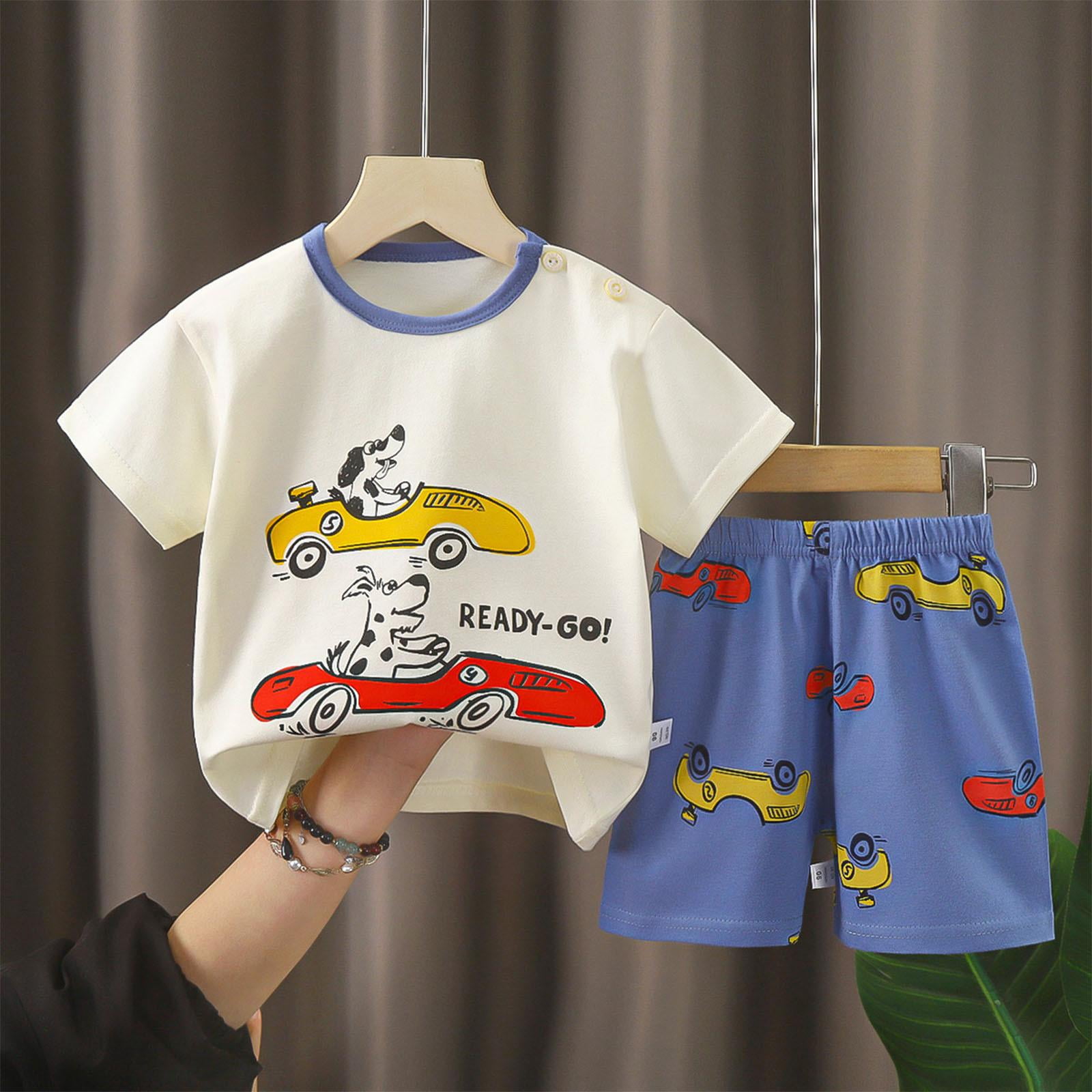 Premium Stylish Summer Kids Outfit Set – Soft T-Shirt & Comfortable Bottom