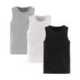 thumbnail image 1 of Tdoqot Toddler Boys Tank Tops 3 Pack- Cotton Sleeveless Summer Casual Undershirts Tops Size 7T, 1 of 3