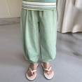 thumbnail image 1 of Tdoqot Boys Thin Sweatpants with Pockets- Soft Cotton Summer Casual Active Pants Green Size 3T, 1 of 4