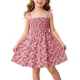 thumbnail image 1 of Tdoqot Toddler Flower Girls Dress- Sleeveless Cute Midi Dreess Crewneck Summer Casual Dresses, 1 of 9