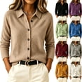 thumbnail image 1 of Tdoqot Womens Button Up Cardigan Sweaters- Collared Warm Long Sleeve Casual Fall Sweaters Tops Size S, 1 of 2