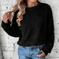 thumbnail image 1 of Tdoqot Womens Fleece Shirts- Soft Warm Casual Long Sleeve Long Sleeve Winter Tops Black Size S-2XL, 1 of 7