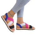thumbnail image 1 of Tdoqot Womens Footbed Sandals- Casual Beach Comfortable Summer Flat Sandals Multicolor Size 9.5, 1 of 6
