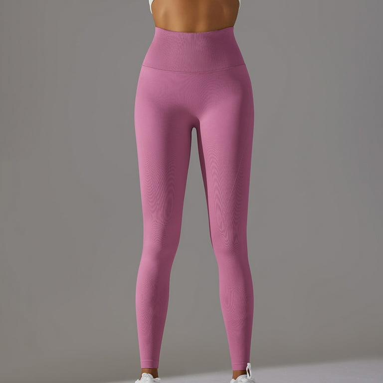 Tdoqot Workout Leggings for Women- Cotton Stretch Slim Fit Gym