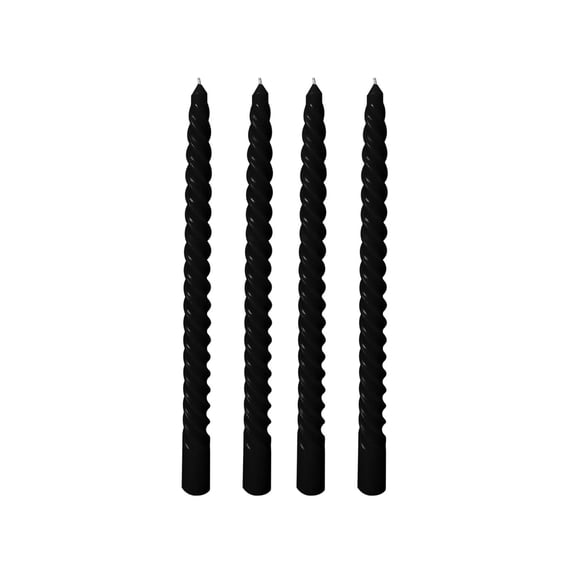 Tdxkok 4 Pack Long Stem Taper Wax CandlesSlim Dinner Table Candle SticksElegant Decor Accessory for Wedding Banquet Halloween Thanksgiving Holiday Dining Table Layout