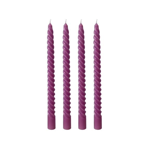 Tdxkok 4 Pack Long Stem Taper Wax CandlesSlim Dinner Table Candle SticksElegant Decor Accessory for Wedding Banquet Halloween Thanksgiving Holiday Dining Table Layout