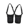 thumbnail image 1 of Tdxkok Back Double Pouch Concealed Carry Bag Adjustable Strap Underarm Hidden Storage Organizer Pocket for Phone Outdoor Accessories 8.66*6.50*0.79IN E, 1 of 6