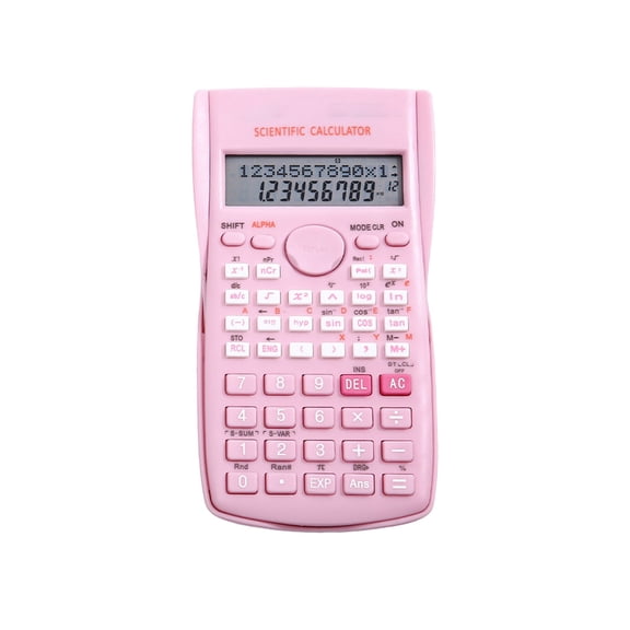 Tdxkok Back to School Scientific Calculator 82MS with 240 Functions,2 Line Display and Slide-On Cover,Portable Math Calculator for Students,College Classes,Exams and School Use