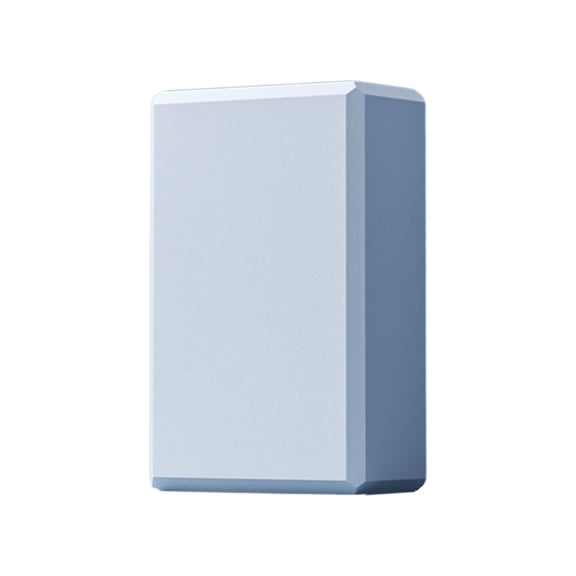 Tdxkok Blue Pilates Balance Brick, Yoga Stretch Support Block, Workout Alignment Prop, Training Foam Cushion