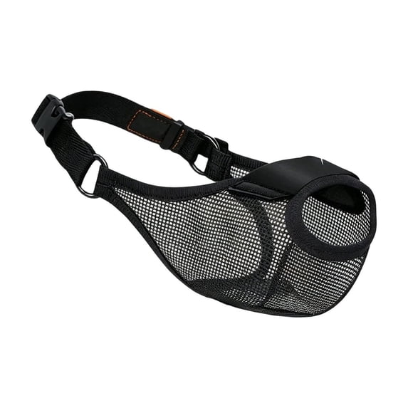 Tdxkok Breathable Mesh Dog Muzzle Adjustable Pet Mouth Guard Prevent Biting Barking Chewing and Scavenging for Small Medium Large Dogs