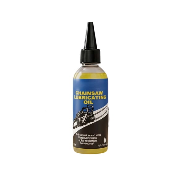 Tdxkok Chainsaw Bar Chain Oil Lubricant Wear Resistant Rust Protection High Viscosity Chain Oil for Gas Chainsaws Precision Bottle 100ml Cutting Equipment Maintenance Oil A4