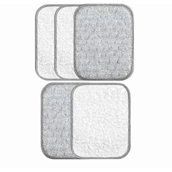 Tdxkok Double Sided Dishwashing Cloth Reusable Non Scratch Cleaning Rag Absorbent Kitchen Washing Towel for Dishes Cookware Countertops C