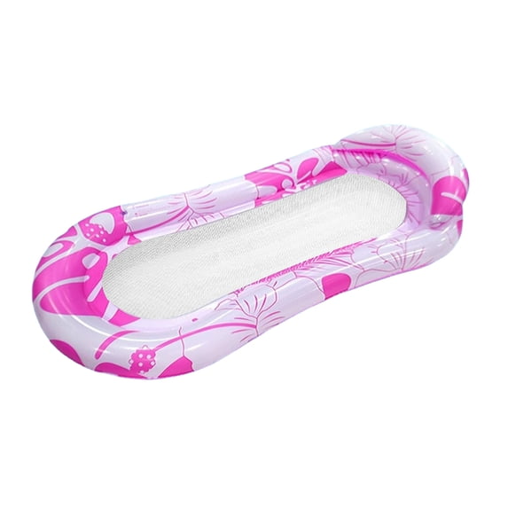 Tdxkok Inflatable Floating Raft Bed,Foldable Mesh Water Hammock for Adults,Portable Pool Lounge Float for Swimming Pool,Beach,Lake and Summer Water Relaxation
