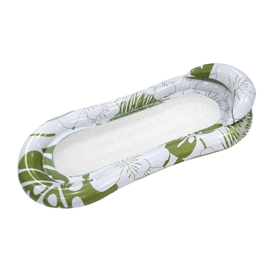 Tdxkok Inflatable Floating Raft Bed,Foldable Mesh Water Hammock for Adults,Portable Pool Lounge Float for Swimming Pool,Beach,Lake and Summer Water Relaxation