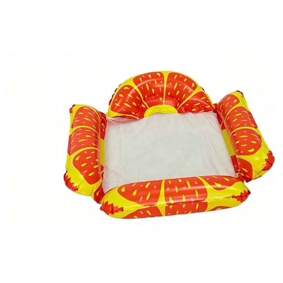 Tdxkok Inflatable Pool Float Chair with Ergonomic Headrest,Heavy Duty Water Floating Mattress for Adults,Comfortable Pool Lounge for Beach,Lake,Summer Vacation and Pool Parties
