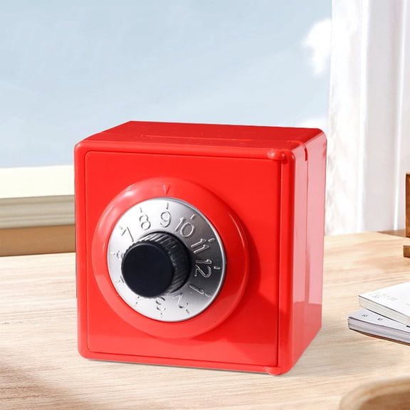 Tdxkok Interactive Toys,Kids Password Mini Savings Bank Toy Piggy Bank Mechanical Password Lock Safe Coin Storage Box Children's Creative Gift