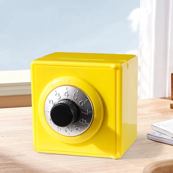 Tdxkok Kids Toys,Kids Password Mini Savings Bank Toy Piggy Bank Mechanical Password Lock Safe Coin Storage Box Children's Creative Gift