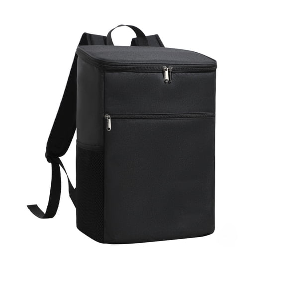 Tdxkok Large Capacity Cooler Backpack Insulated Lunch Bag with Bottle Holders for office Travel Picnic Camping Outdoor Use Black