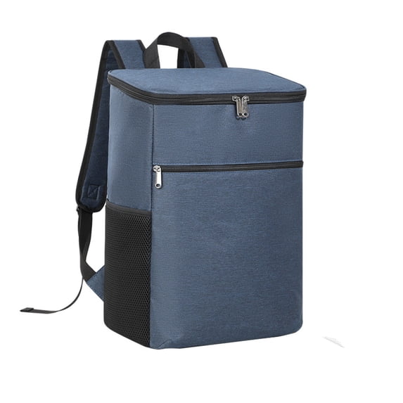 Tdxkok Large Capacity Cooler Backpack Insulated Lunch Bag with Bottle Holders for office Travel Picnic Camping Outdoor Use Navy