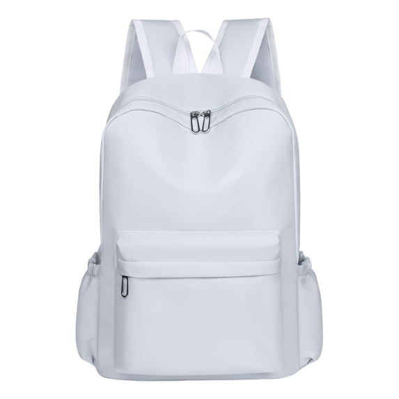 Tdxkok New School Year,Solid Color School Backpack Casual Daypack Lightweight Student Bookbag Large Capacity School Bag for Teens Daily Travel Campus Use E