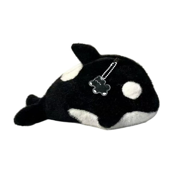 Tdxkok Study Supplies,Orca-themed Large Capacity Pen Case-Cute Fashion Stationery Bag for Students,Trendy Desk Organizer