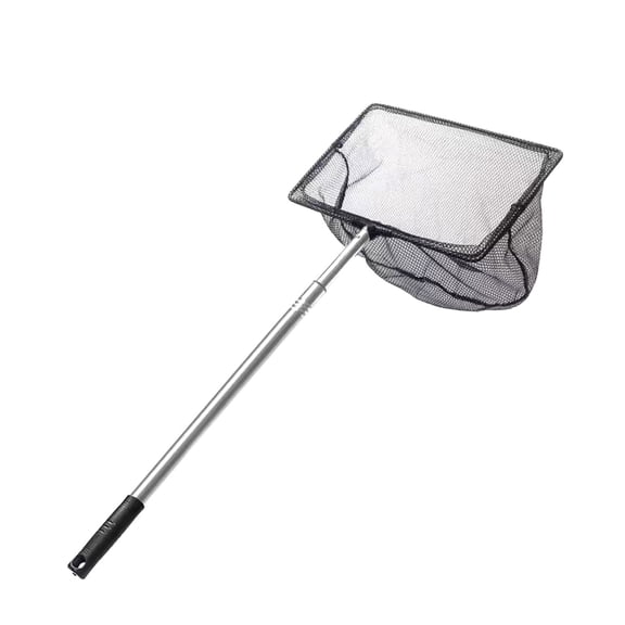 Tdxkok Pool Skimmer Net Stainless Steel Telescopic Frame Net for Swimming Pool Pond Aquarium Fish Catching and Debris Cleaning Tool A3