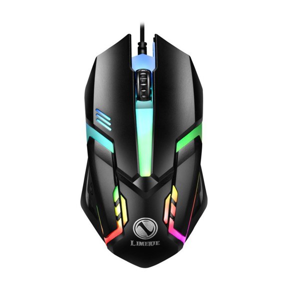 Tdxkok Study Supplies,RGB Floating Mechanical Feel Gaming Keyboard and Mouse Set-Wired Luminous Multi-Color Computer Combo