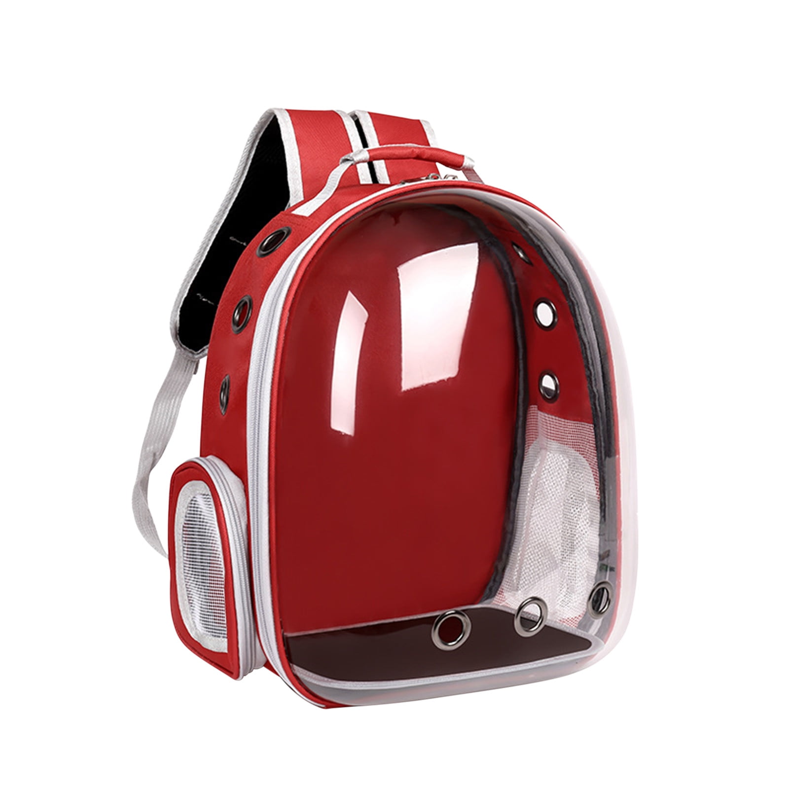 Tdxkok Space Capsule Pet Bag Breathable Puppy Backpack Pet Shoulder Carrier Outdoor Travel Pet Backpack for Dogs Cats Portable Pet Travel Bag