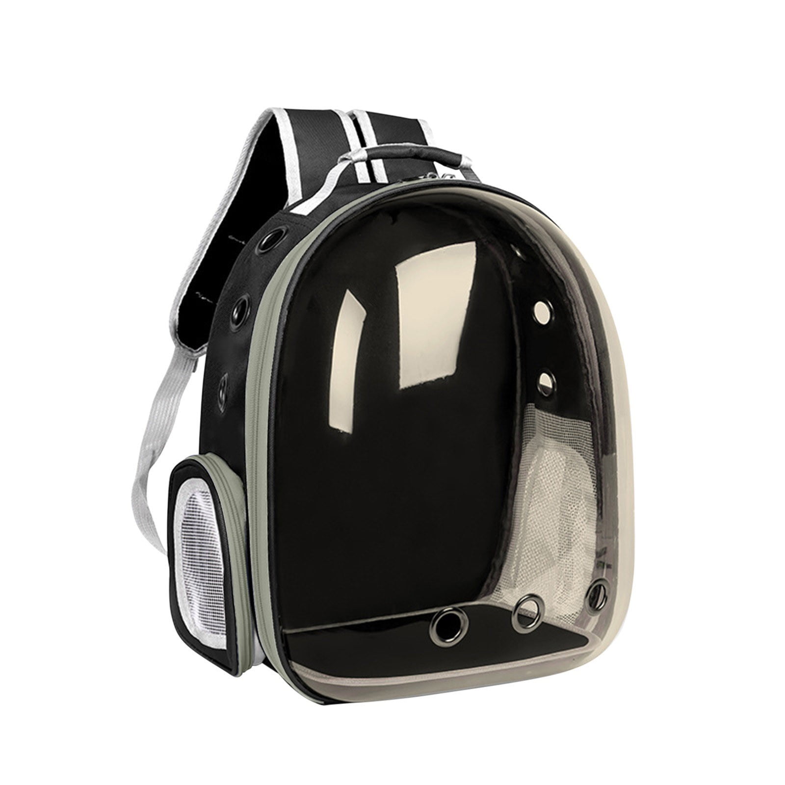 Tdxkok Space Capsule Pet Bag Breathable Puppy Backpack Pet Shoulder Carrier Outdoor Travel Pet Backpack for Dogs Cats Portable Pet Travel Bag
