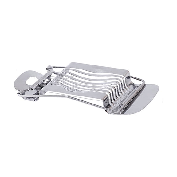 Tdxkok Stainless Steel Egg Cutter Egg Slicer Multifunction Egg Preparation Tool for Boiled Eggs Kitchen Cooking Accessory C