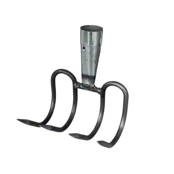 Tdxkok Steel Garden Rake Heavy Duty Landscaping Rake for Stones Debris Soil Loosening Weeding Beach Farm Yard Garden Cleanup Tool