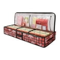 thumbnail image 1 of Tdxkok Tear Proof Wrapping Paper Storage Container,Christmas Storage Bag with Interior Pockets,Durable Organizer for Gift Wrap,Space-Saving Underbed Storage Bag, 1 of 2