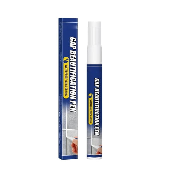 Tdxkok Tile Grout Repair Pen 3ml Instant Grout Line Restorer for Bathroom Kitchen Floor Gap Filler Waterproof Color Repair Tile Joint Cleaning Maintenance Tool A2