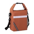 thumbnail image 1 of Tdxkok Wide Opening Insulated Lunch Bag with Reflective Stripe Detachable Strap thermal Food Carrier for Students office Work Orange, 1 of 6