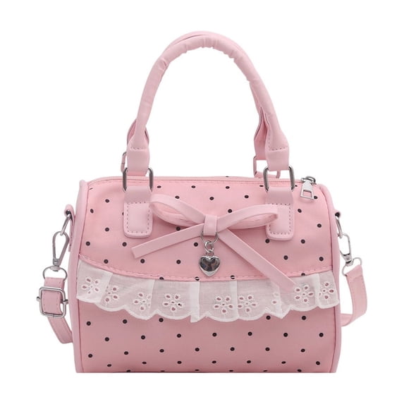 Tdxkok Women's Pillow Bag Textured Handbag Shoulder Crossbody Purse Minimalist Fashion Daily Carry Pink